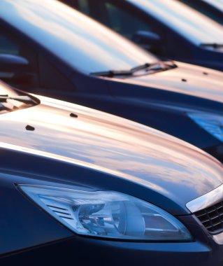 Row of cars