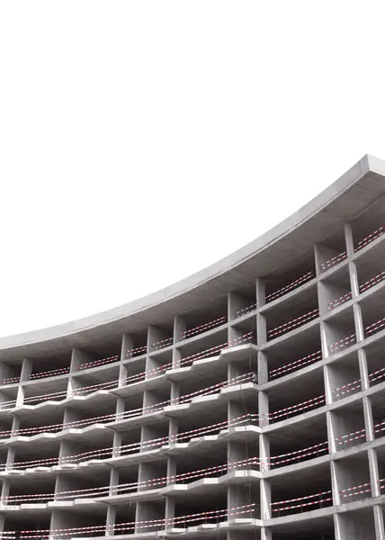 Construcción de casa de apartamentos. Lugar de construcción del fragmento . — Foto de Stock