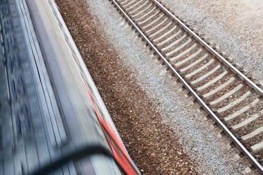 demiryolu parça ve acele tren