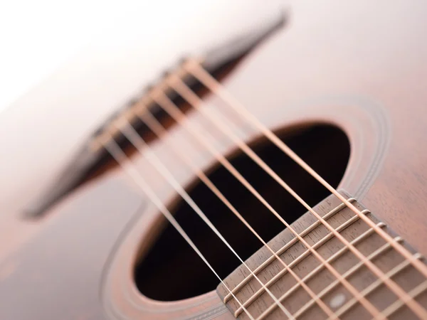 Acoustic guitar, abstract background — Stock Photo, Image