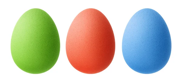Easter eggs on a white background — Stock Photo, Image
