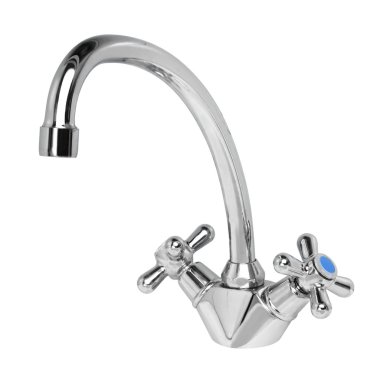 beyaz zemin üzerinde musluk suyu