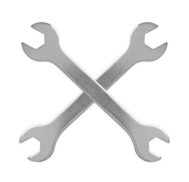 beyaz zemin üzerinde iki el anahtarı aracı