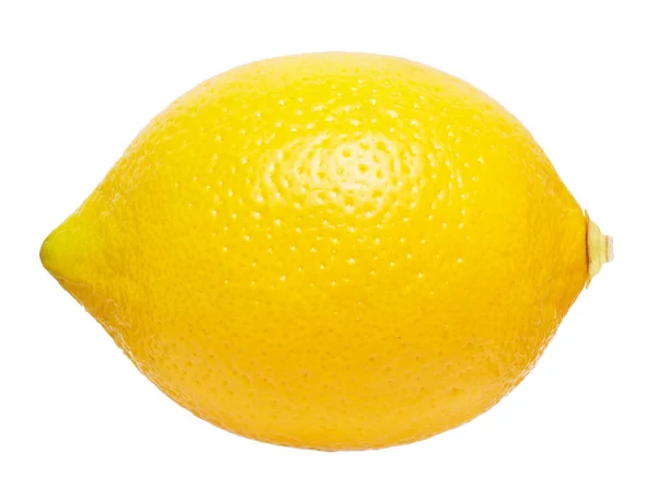 Limón sobre un fondo blanco —  Fotos de Stock