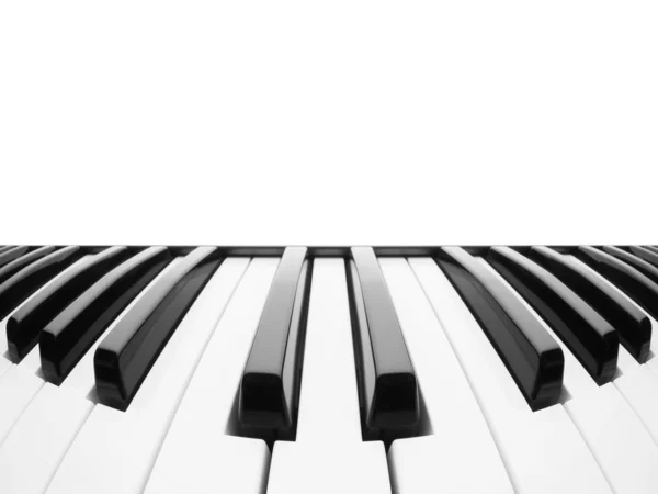 Piano keyboard. Abstract background with a field for text — Stock Photo, Image