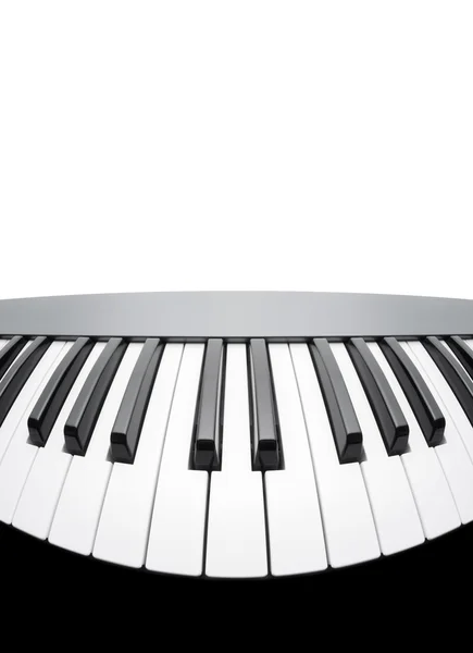 Teclado de piano. Fundo abstrato com um campo para texto — Fotografia de Stock