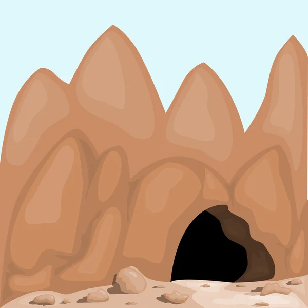 Cueva de piedra. eps10 — Vector de stock