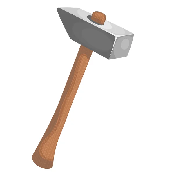 Cartoon illustration of a hammer. eps10 — Stock Vector