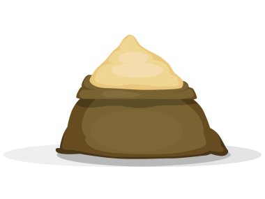 tahıl bir torba çizimi. eps10