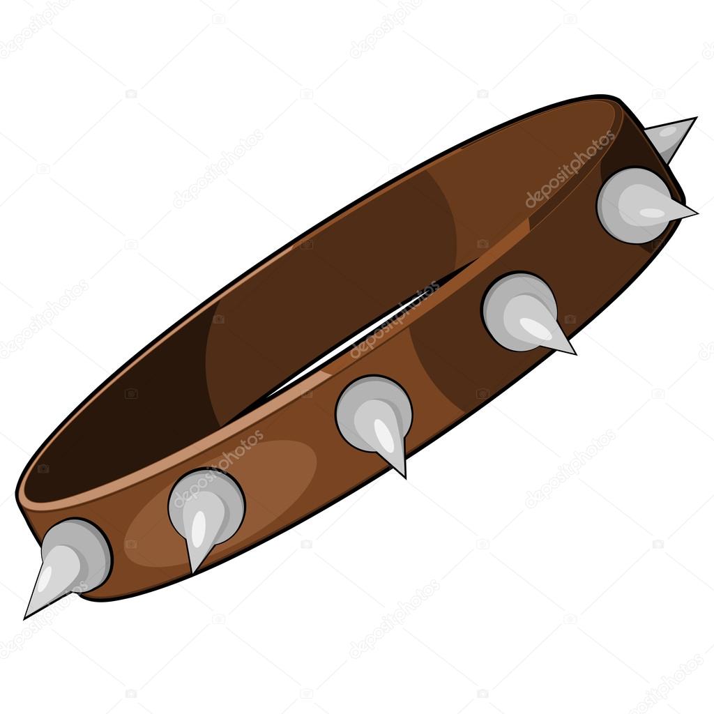 collar de perro de dibujos animados. Eps10 — Vector de stock © lapotnik