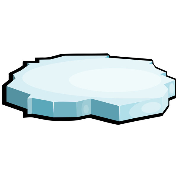 Illustration of ice. eps10