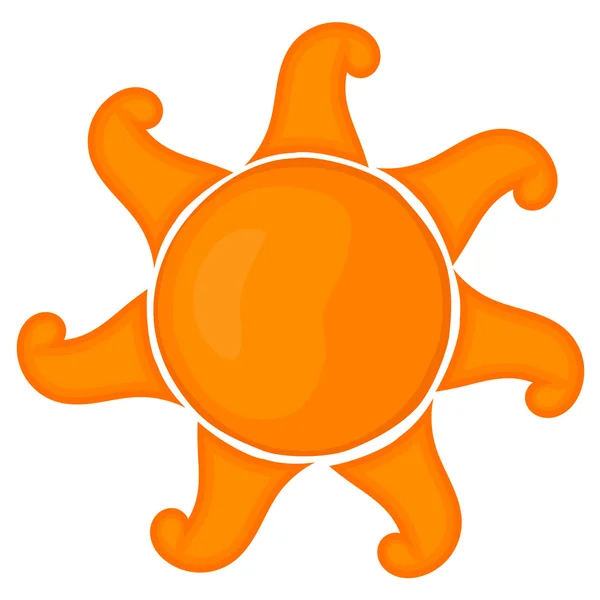 Мультяшне сонце. епс 10 — стоковий вектор