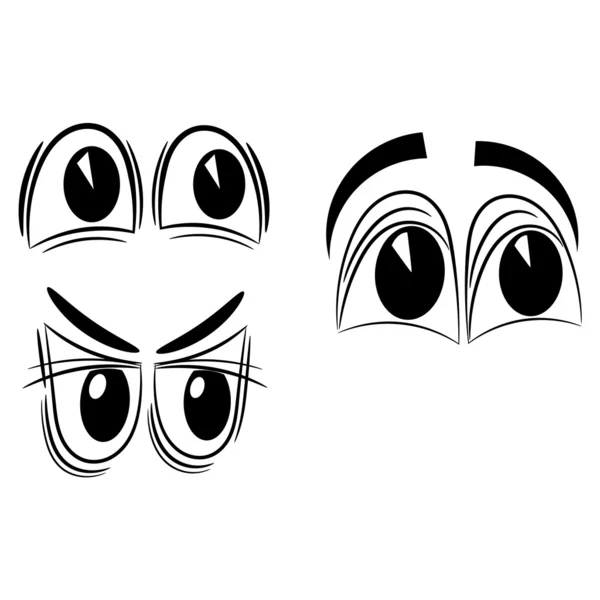 Olhos de desenhos animados. eps10 —  Vetores de Stock