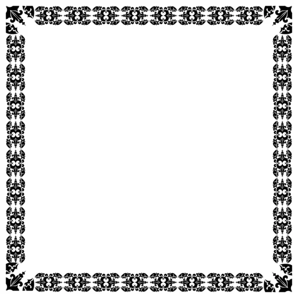 Модернистическая черная рамка. eps10 — стоковый вектор