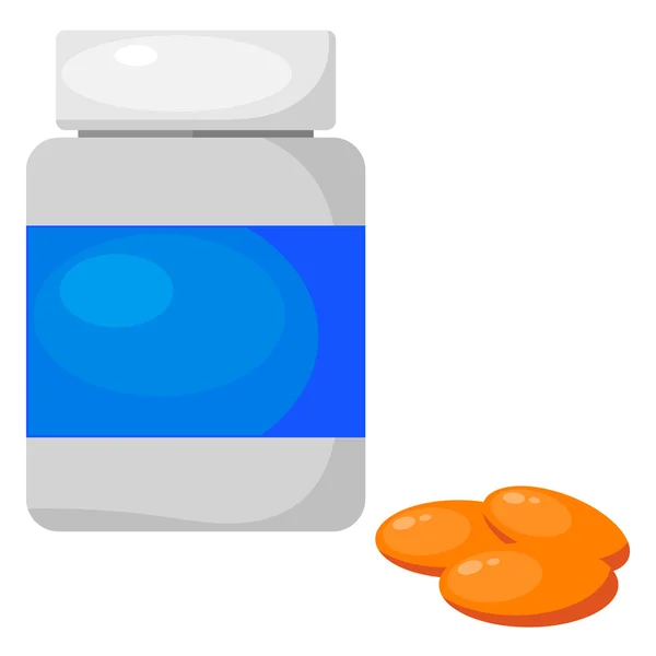 Medicína tablety. eps10 — Stockový vektor