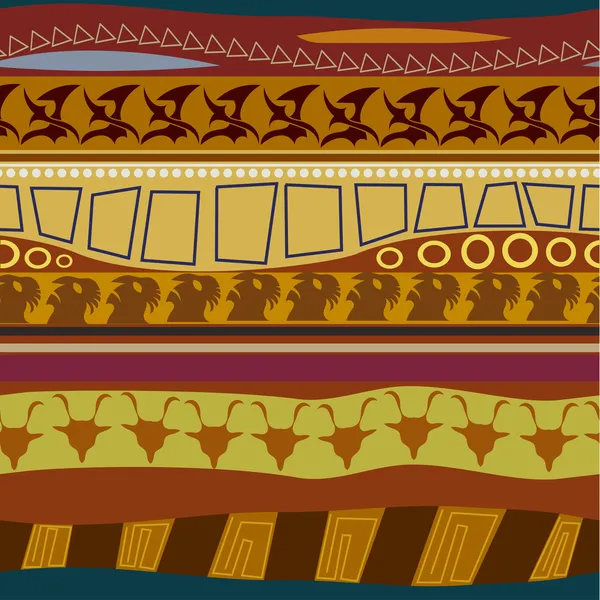 Tribal patroon naadloze textuur — Stockvector