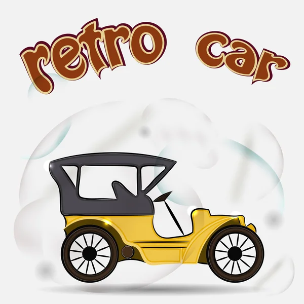 Retro car — Stock Vector