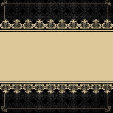 tasarım öğeleri ile antika arka plan