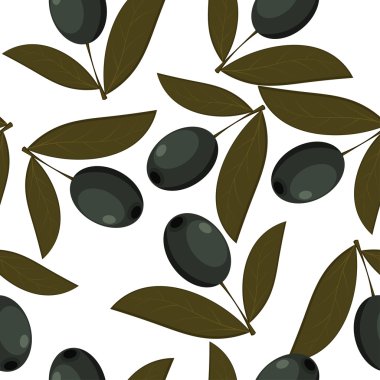 Dikişsiz doku Siyah Zeytin