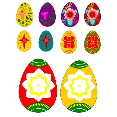 Paskalya yumurtaları süs boyama seti