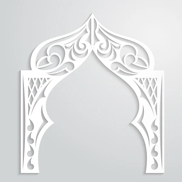 Asya tarzı kağıt arch ile arka plan