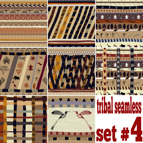 Бесшовный набор традиционных шаблонов
