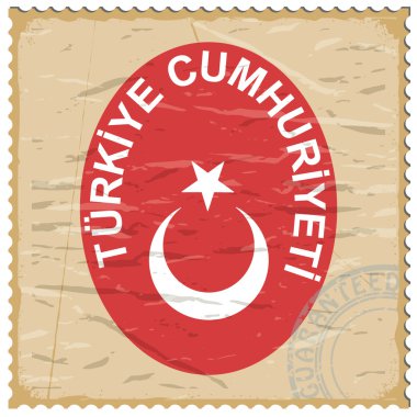 Eski posta pulunda Türkiye arması