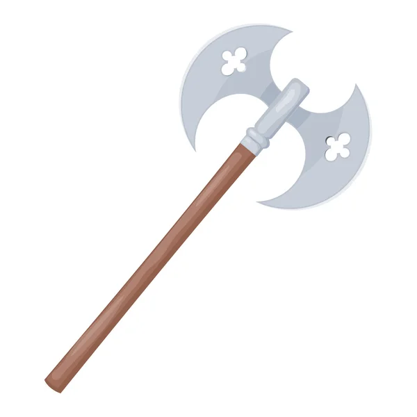 Handed Axe Viking — Stock Vector