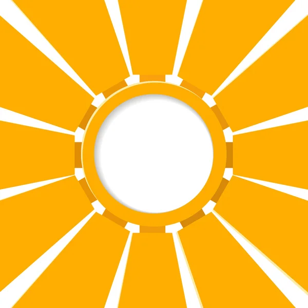 Soleil abstrait — Image vectorielle