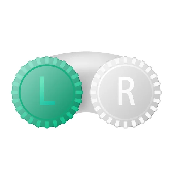 Conteneur pour lentille — Image vectorielle