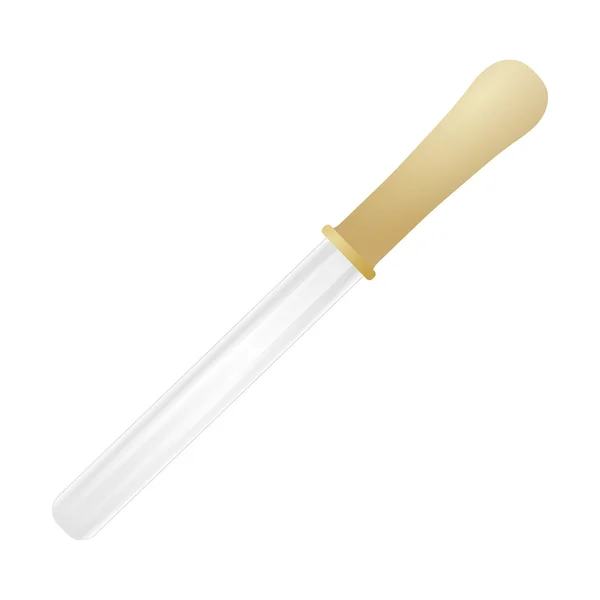 Pipet op een witte achtergrond — Stockvector