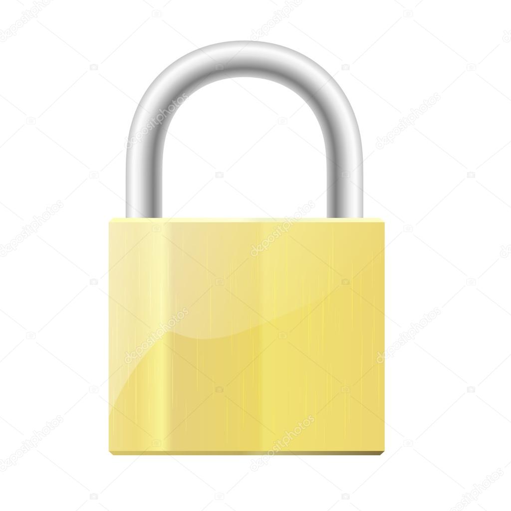 Illustration of a closed padlock