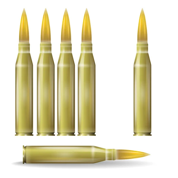 Conjunto de munições autómato —  Vetores de Stock
