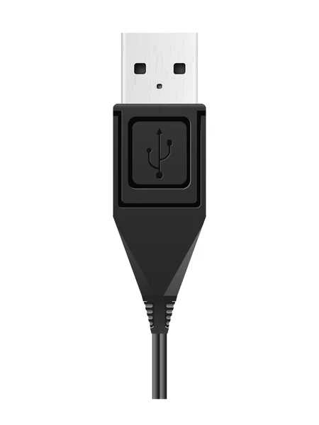 Conector USB para computador — Vetor de Stock