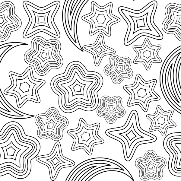 Seamless pattern with stars — Stock Vector