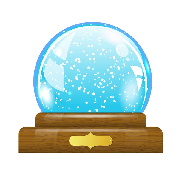 Bola de nieve — Vector de stock