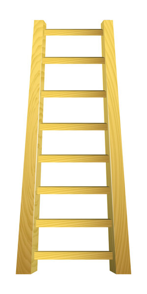 Wooden ladder