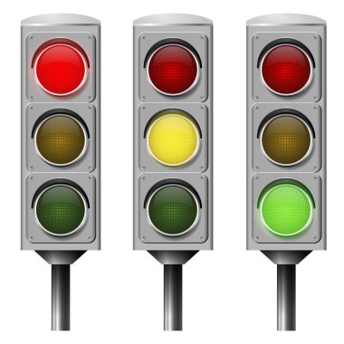 Vektör resmi trafik ışığı