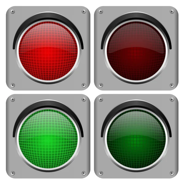 Traffic lights — Stock Vector