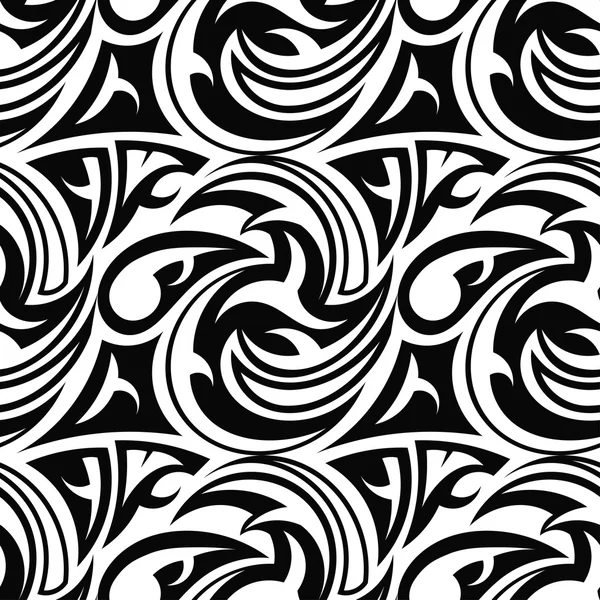 siyah-beyaz sorunsuz doku aşiret