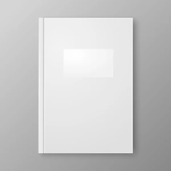 Libro sobre fondo gris — Vector de stock