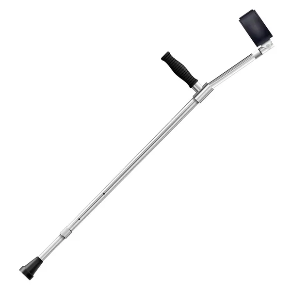 Modern metal crutch — Stock Vector