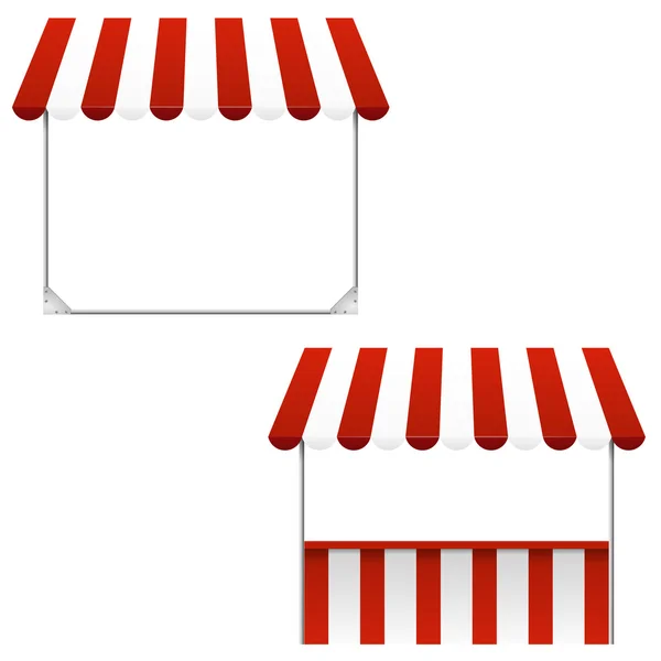 Jeu de stores rayés — Image vectorielle