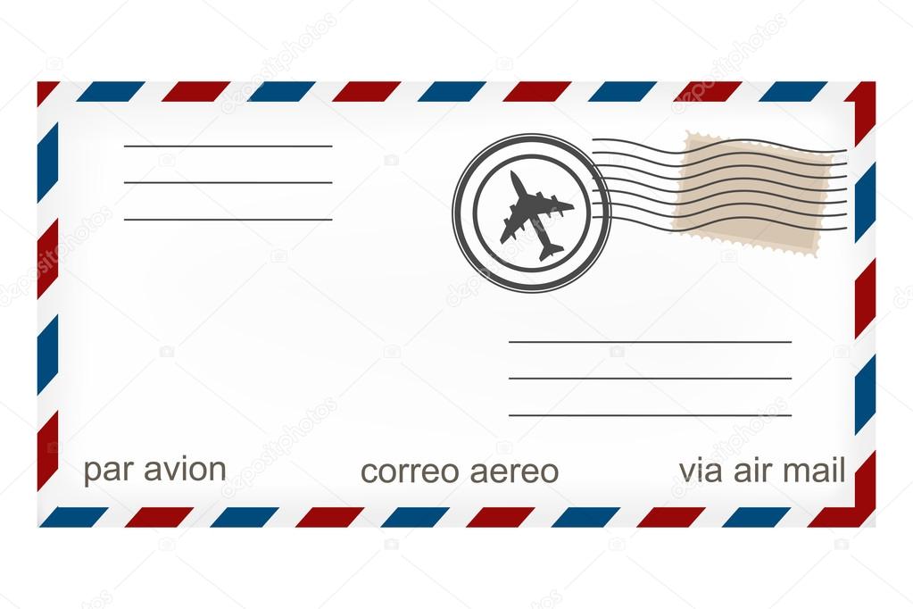  Airmail envelope