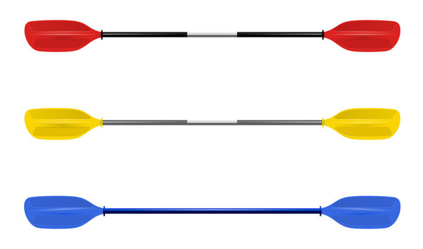 Set Professional canoe oars