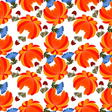 çiçekler ile sorunsuz doku