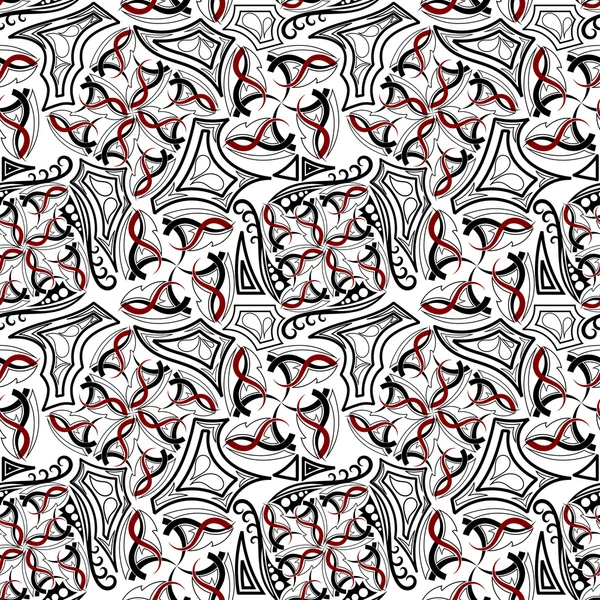 Abstrakta sömlösa mönster med gotiska element — Stock vektor