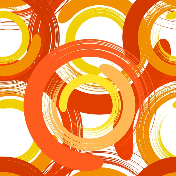Abstraktní bezešvých textur s barevné kruhy — Stockový vektor