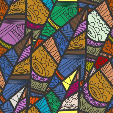 soyut tüyleri ile Seamless Modeli