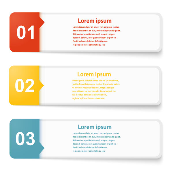 Набор баннеров со стрелками на белом фоне
